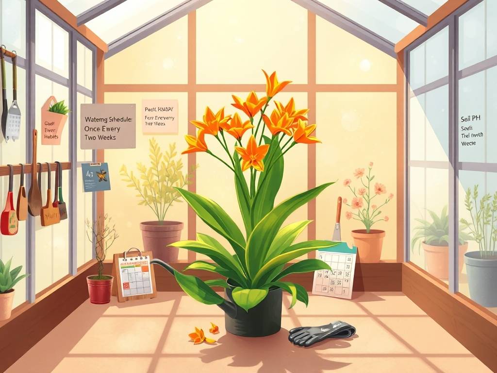 Core Clivia Care Tips: Aligning with Its Growth Habits(1)