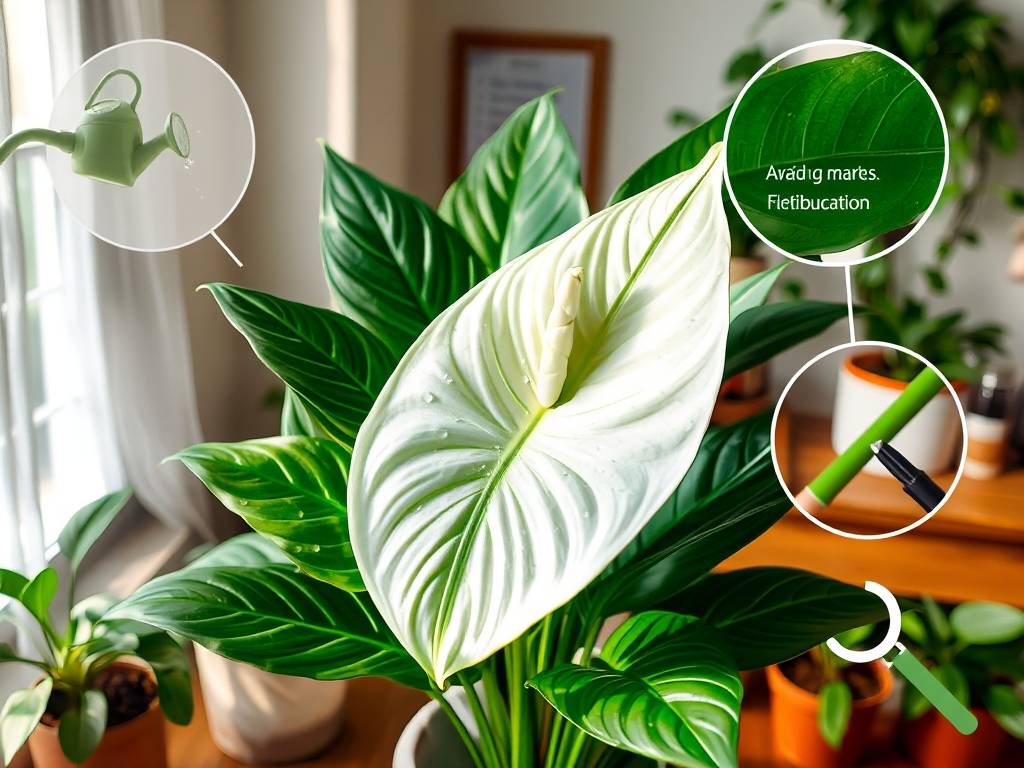 Peace Lily (Spathiphyllum) Care Tips for Indoor Growth: A Practical Guide to Nurturing This (1)