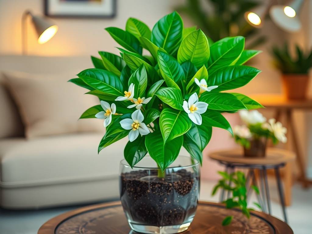 How to Grow Indoor Gardenias Well: Lush Green Leaves and Fragrant Blooms, Acidic Soil Preferred  