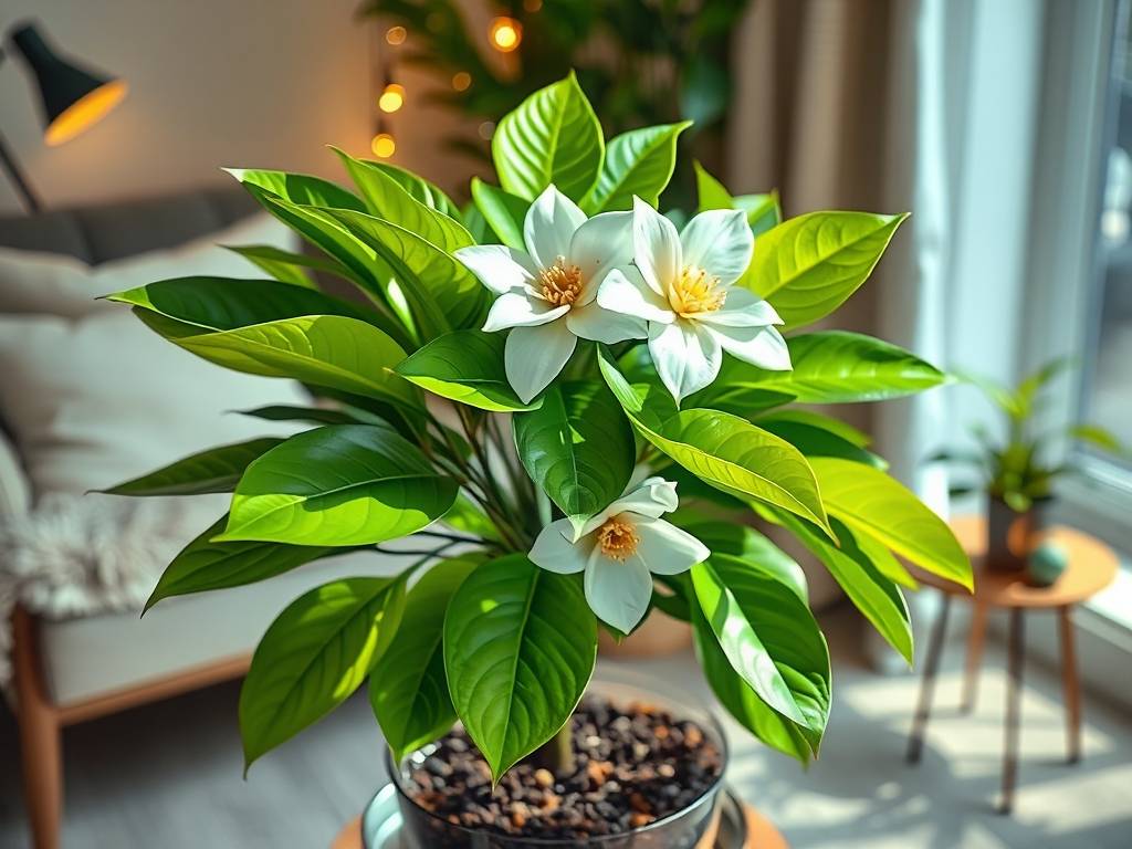 How to Grow Indoor Gardenias Well: Lush Green Leaves and Fragrant Blooms, Acidic Soil Preferred  (1)