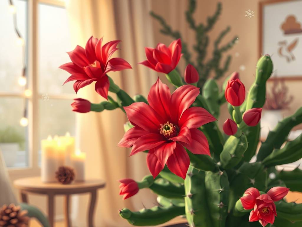 How to Grow Indoor Christmas Cactus Well: Blooms Between Winter and Spring, Segment Stems Resemble (1)