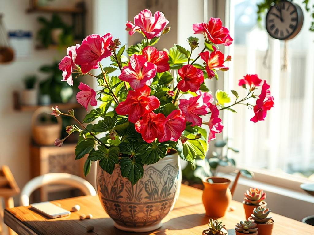 How to Successfully Grow Geraniums Indoors: Enjoying Diverse Colors and Year-Round Blooms  