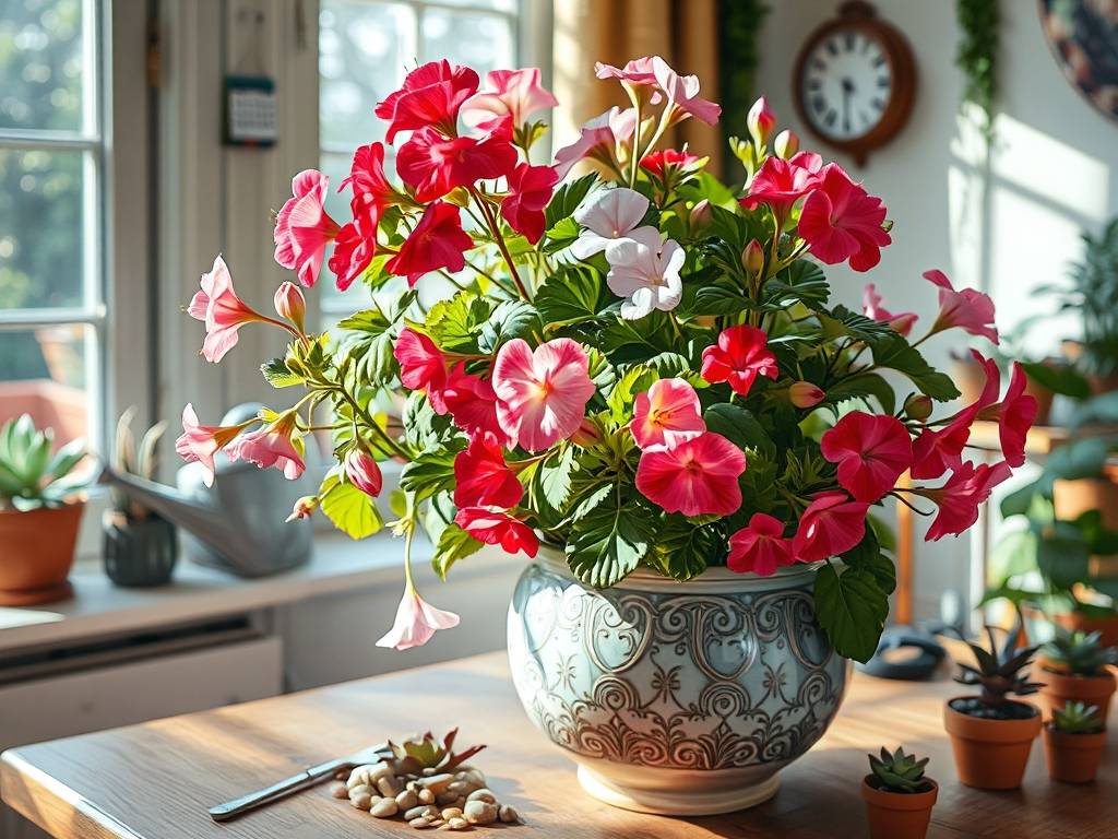 How to Successfully Grow Geraniums Indoors: Enjoying Diverse Colors and Year-Round Blooms  (1)