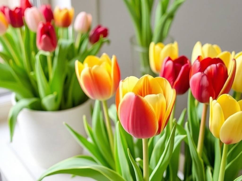 How to Care for Indoor Tulips: Admire Elegant Blooms in a Rainbow of Colors