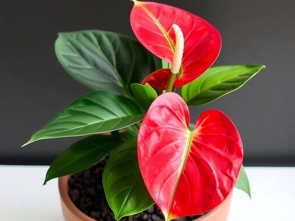How to Care for Indoor Anthurium: Tips for Keeping Red Spathe Flowers and Leaves Vibrant