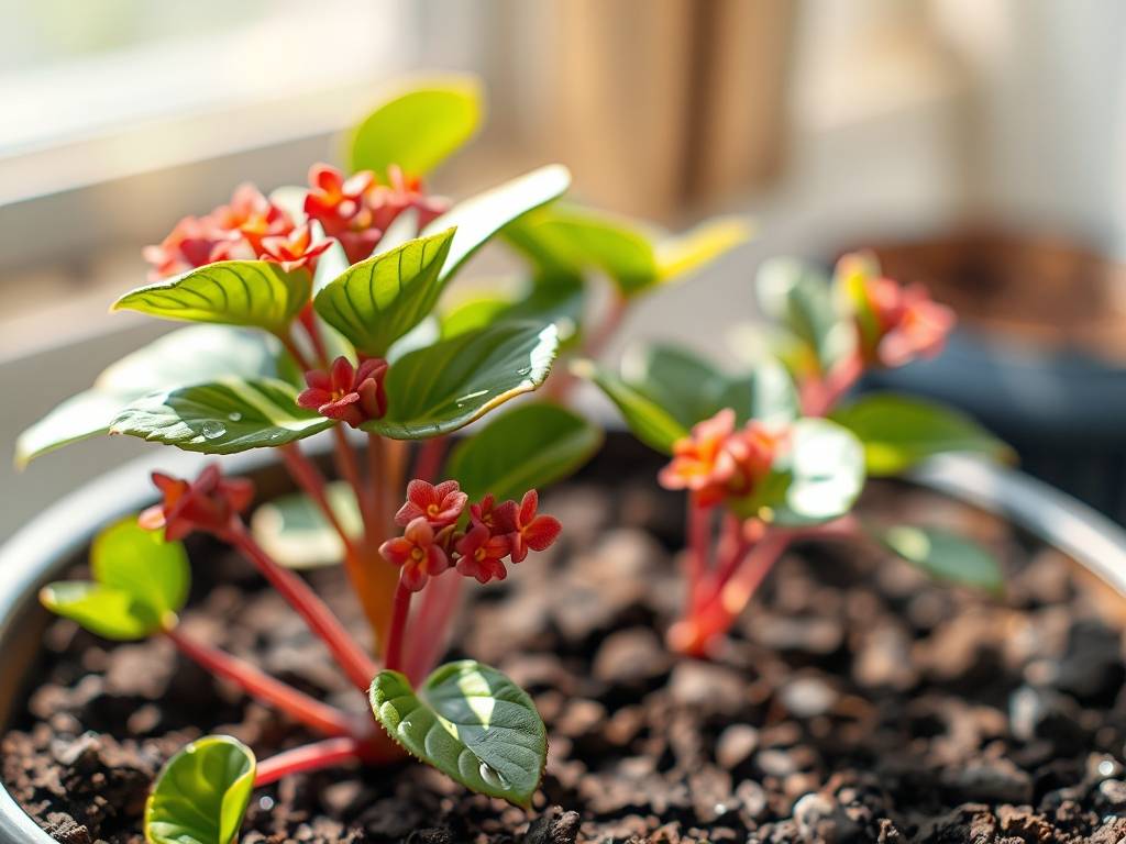 How to Care for Rieger Begonia (Small)? Filtered light, moist, no waterlogging, small bright flowers(1)