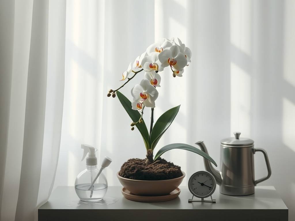How to Care for Phalaenopsis (Small Flower)? Filtered light, moist, no waterlogging, dense small flowers