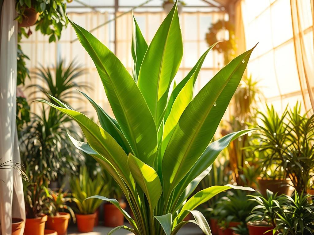How to Care for Dracaena Fragrans (Large Plant)? Warm filtered light, drought-tolerant, large green leaves