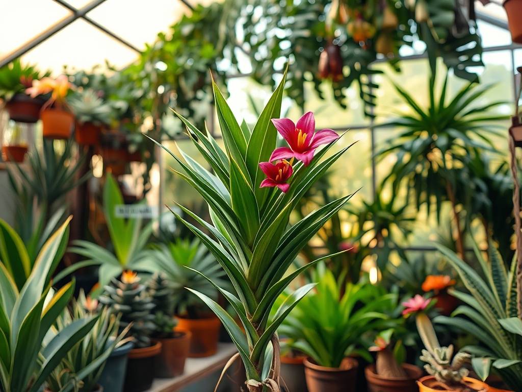 How to Care for Tillandsia (Large Flower)? Warm partial shade, moist, no waterlogging, large exotic bright flowers