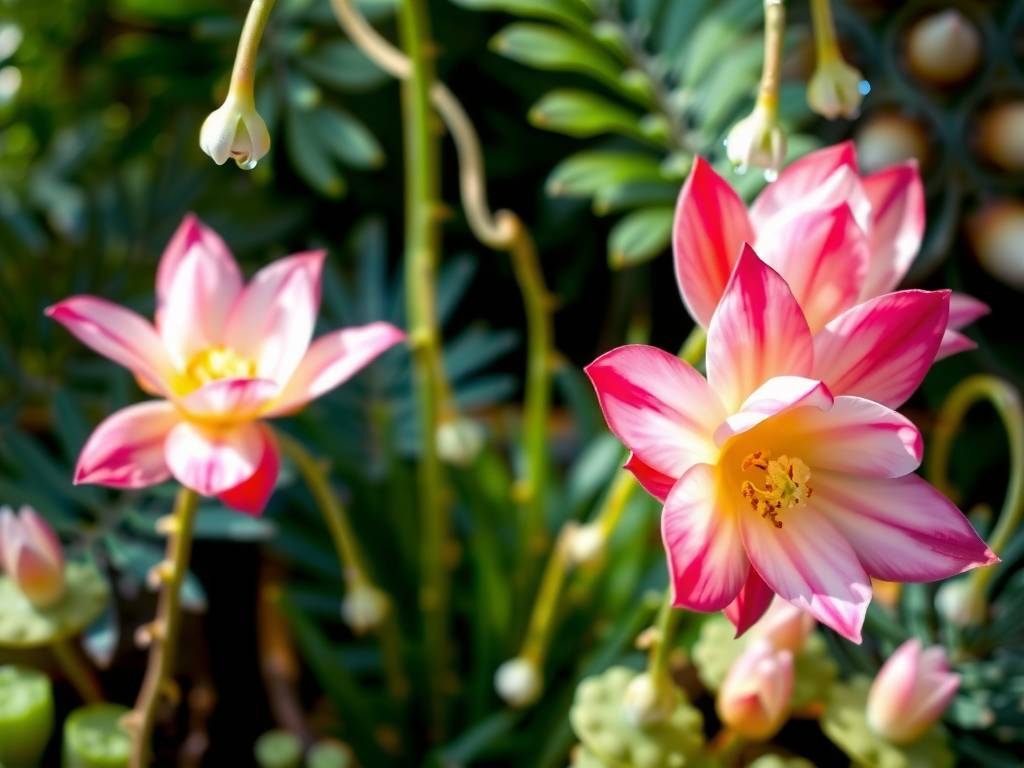 How to Care for Orchid Cactus (Double Petal)? Filtered light, avoid sun, winter-spring lotus-like flowers