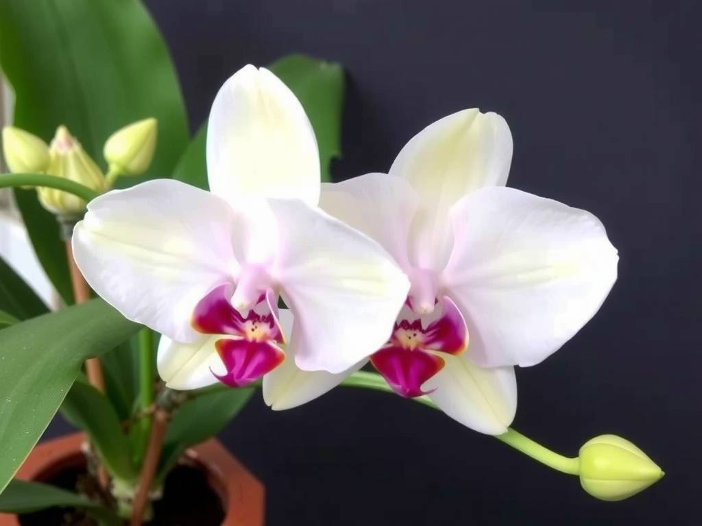 How to Care for Phalaenopsis (Large Flower)? Filtered light, moist, no waterlogging, blooms over 3 months