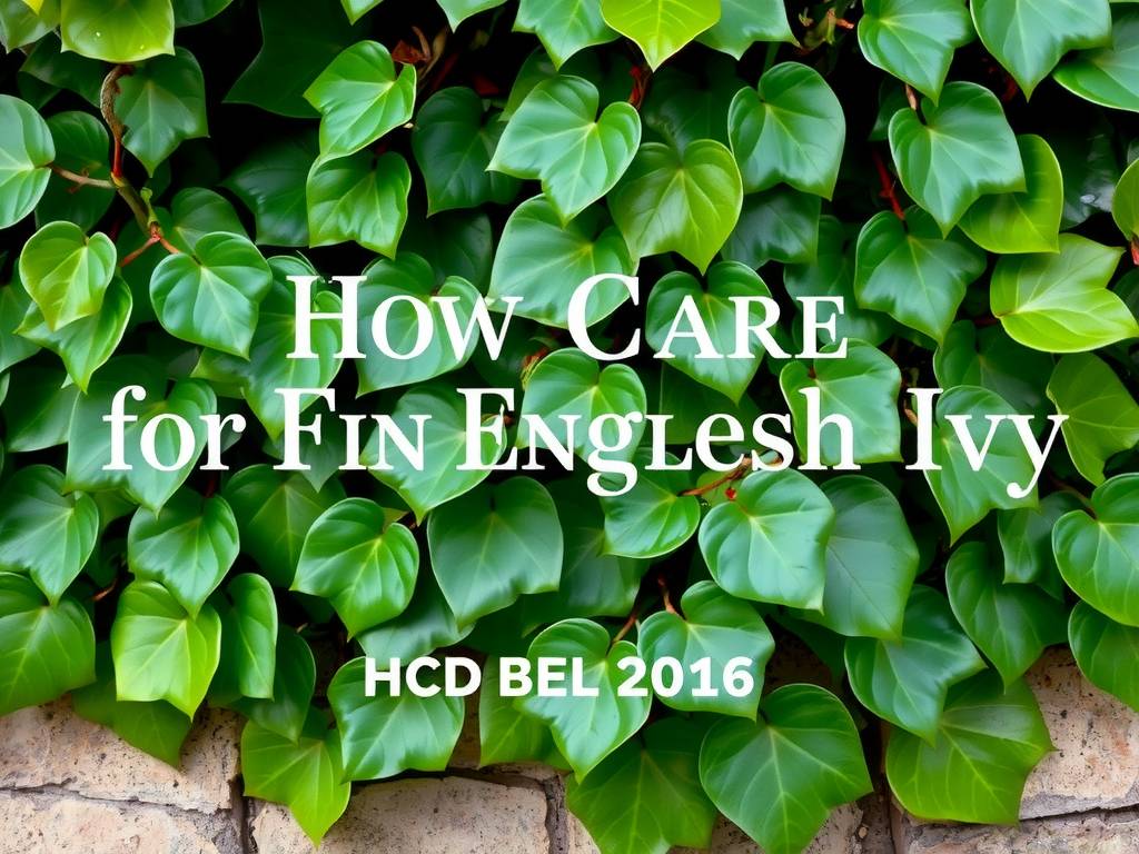 How to Care for English Ivy? Partial shade, drought-tolerant, climbing variable leaves