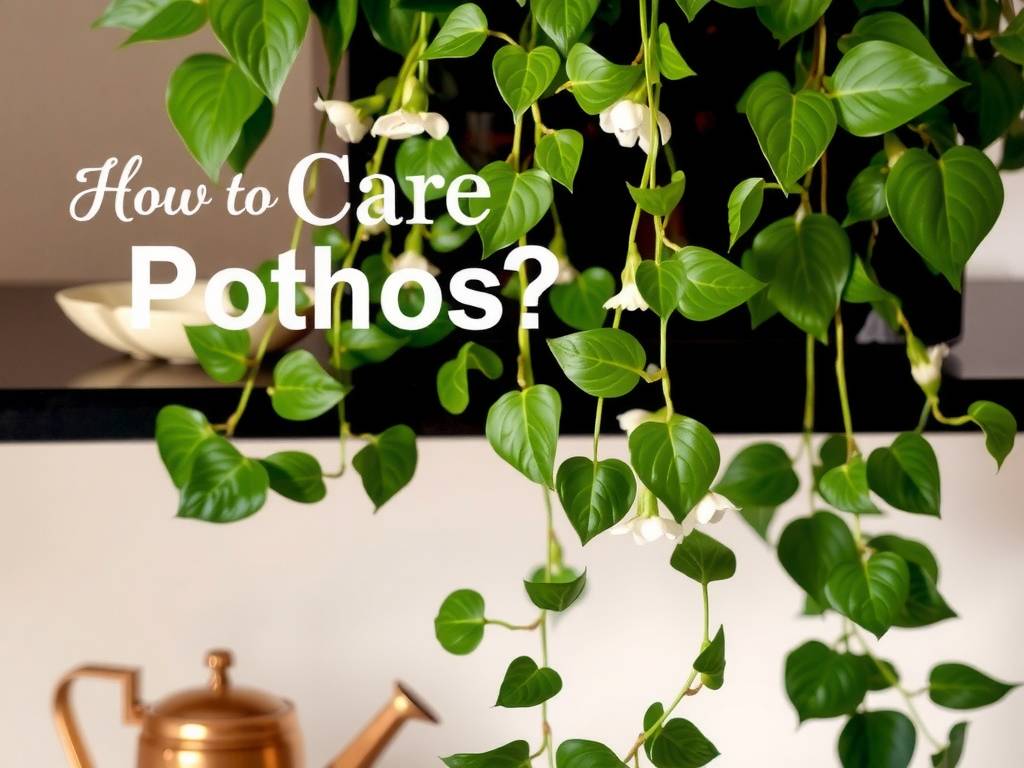 How to Care for Pothos? Shade-tolerant, drought-tolerant, trailing vines, small flowers