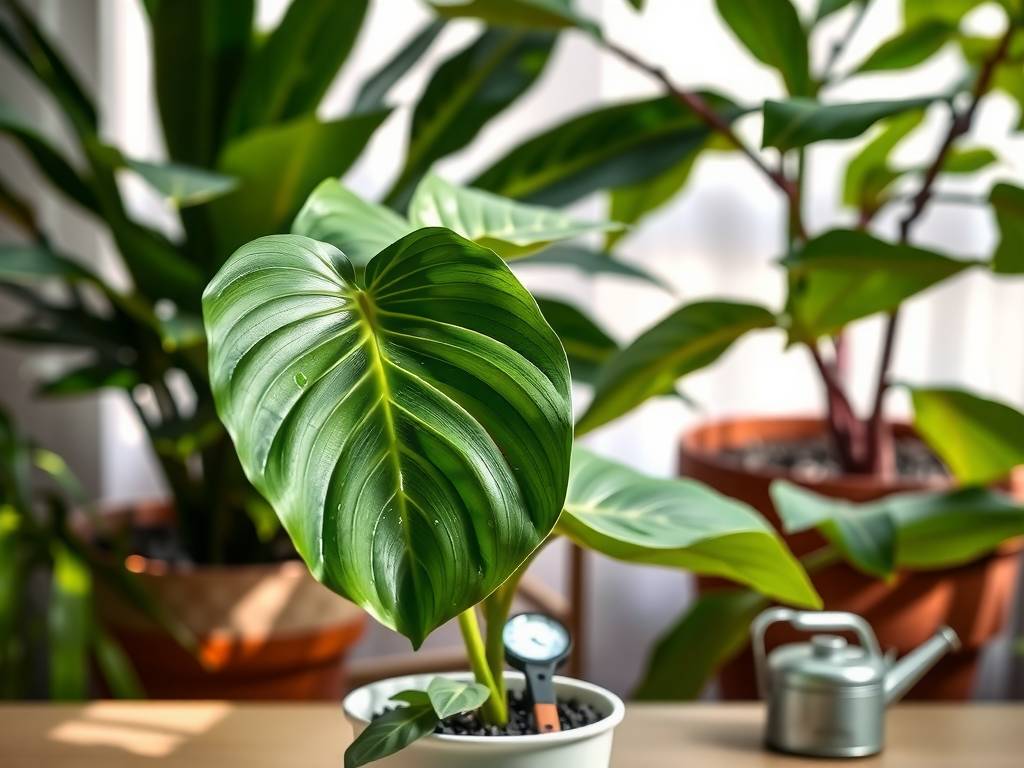 How to Care for Philodendron Selloum? Warm partial shade, moist, no waterlogging, pinnate leaves