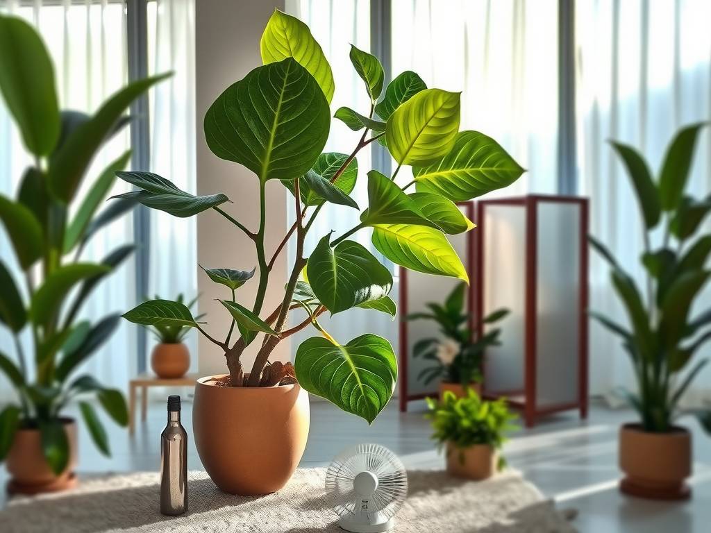 How to Care for Ficus Elastica 'Abidjan'? Filtered Light and Ventilated Maintenance Tips