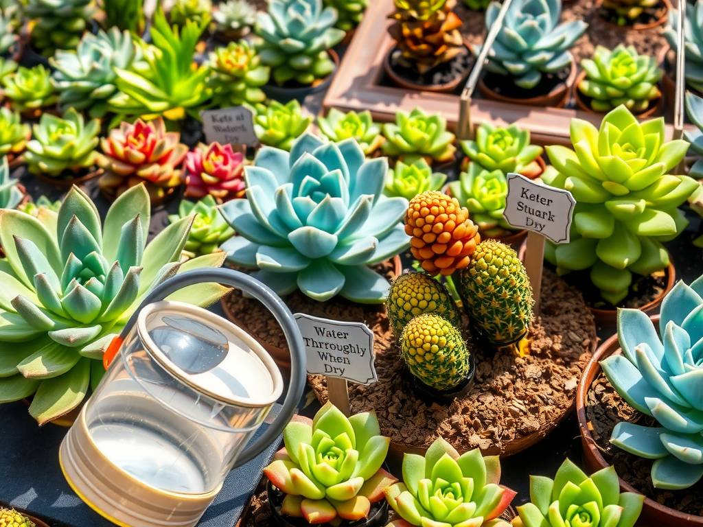 How to Care for Succulents? Water Thoroughly When Dry Maintenance Methods