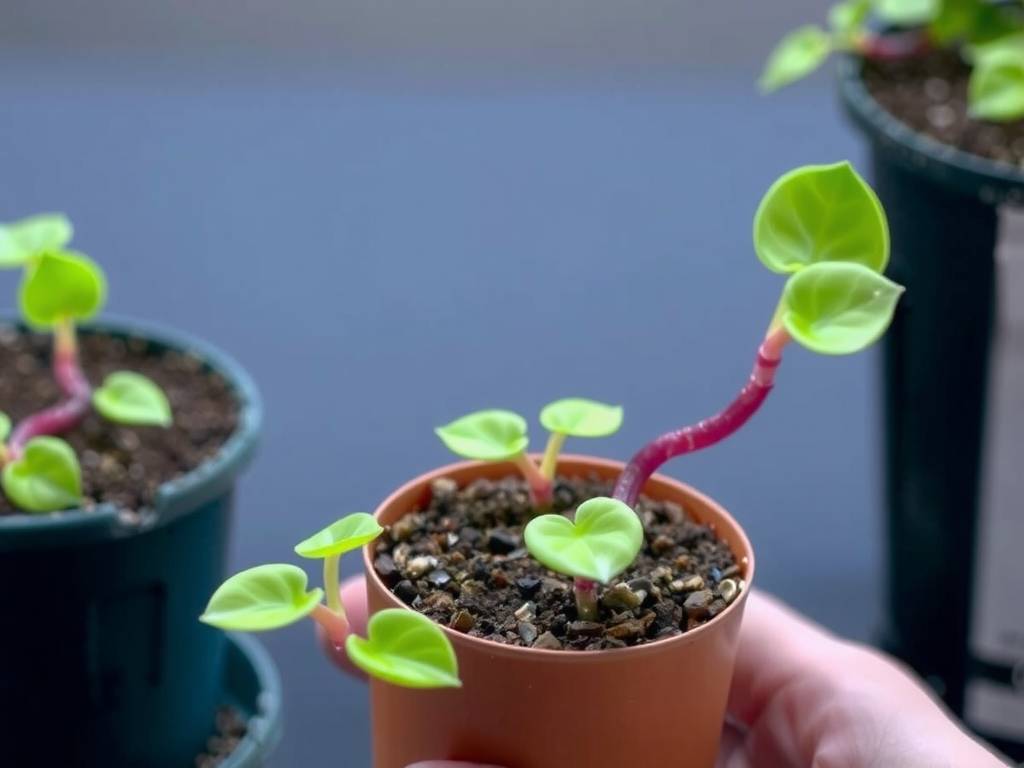 How to Care for Peperomia Pellucida Seedlings - Bright Indirect Light for Fast Growth