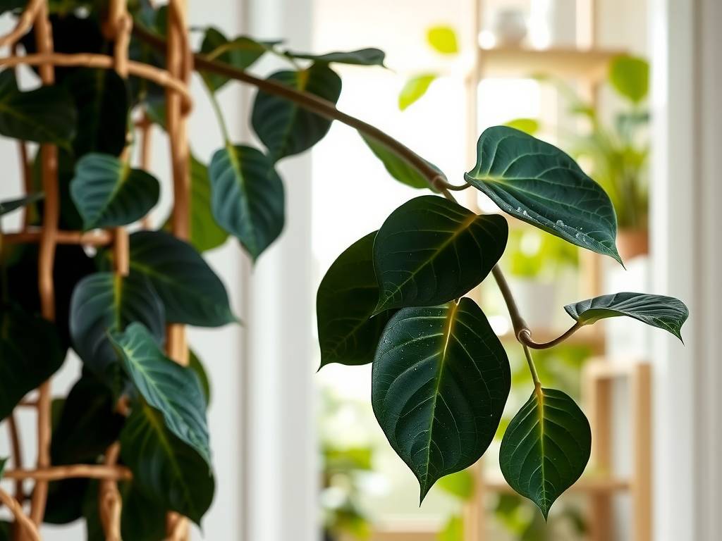 How to Care for Philodendron Old Stalks - Trellis for Climbing & Grand Form