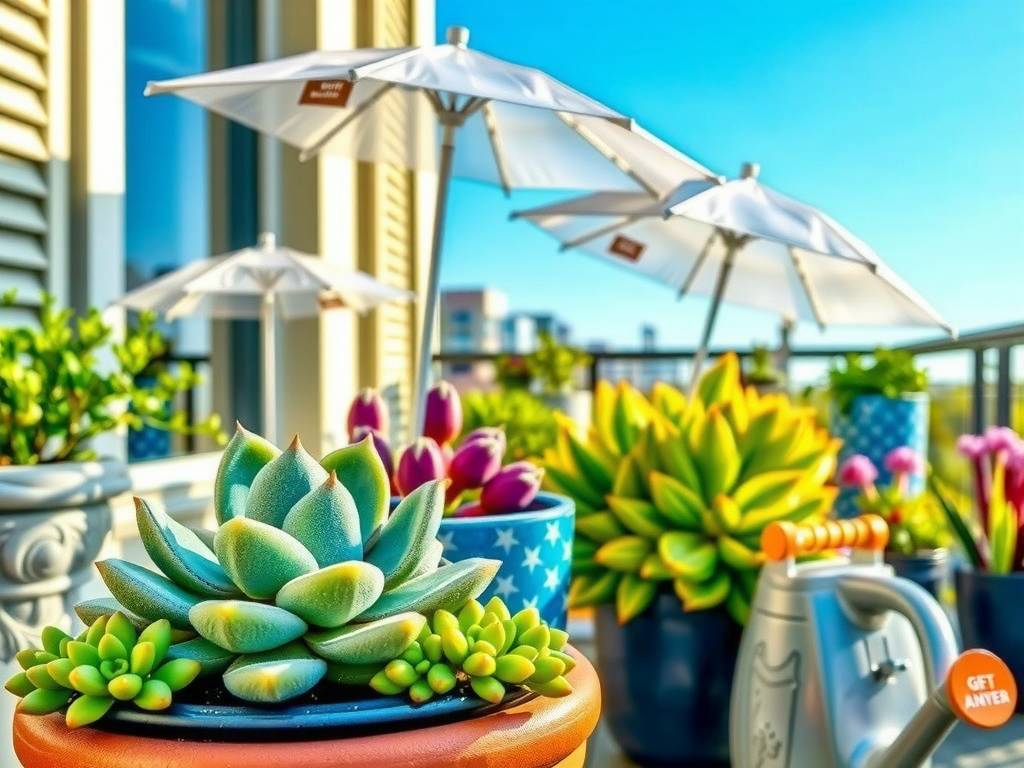 How to Care for Balcony Succulents - Rain Protection to Prevent Root Rot