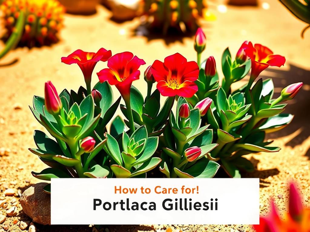 How to Care for Portulaca Gilliesii - Strong Light for Fast Blooming & Bright Flowers