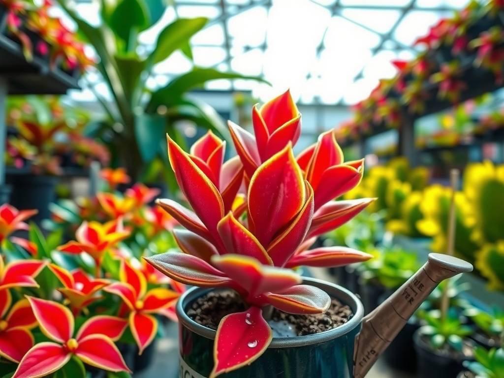 How to Care for Kalanchoe Thyrsiflora - Sufficient Light for Red & Bright Leaves