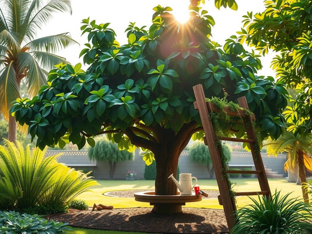 How to Care for Large Radermachera Sinica - Warm Light for Lush Foliage