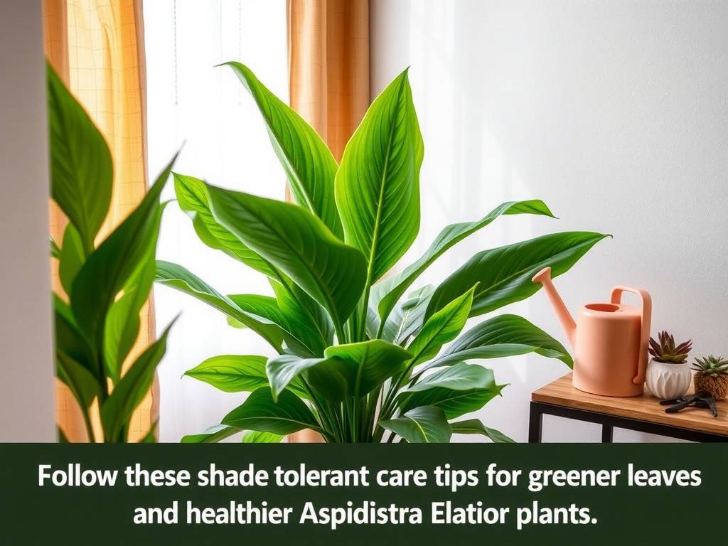 How to Care for Large Aspidistra Elatior - Shade Tolerant Care for Greener Leaves