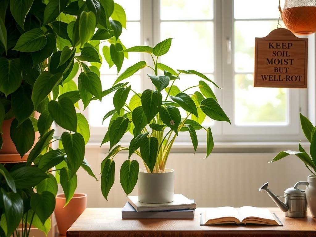 How to Care for Large Pothos - Summer Ventilation to Prevent Root Rot