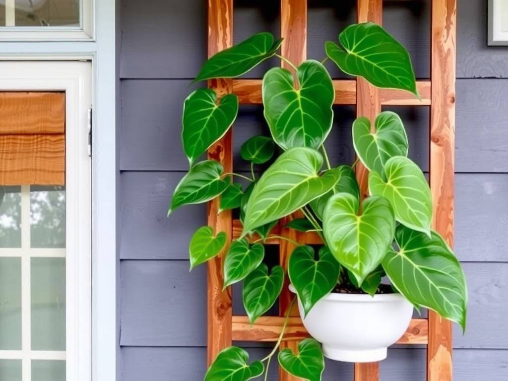 How to Care for Large-Leaf Pothos - Trellis for Climbing & Aesthetic Appeal