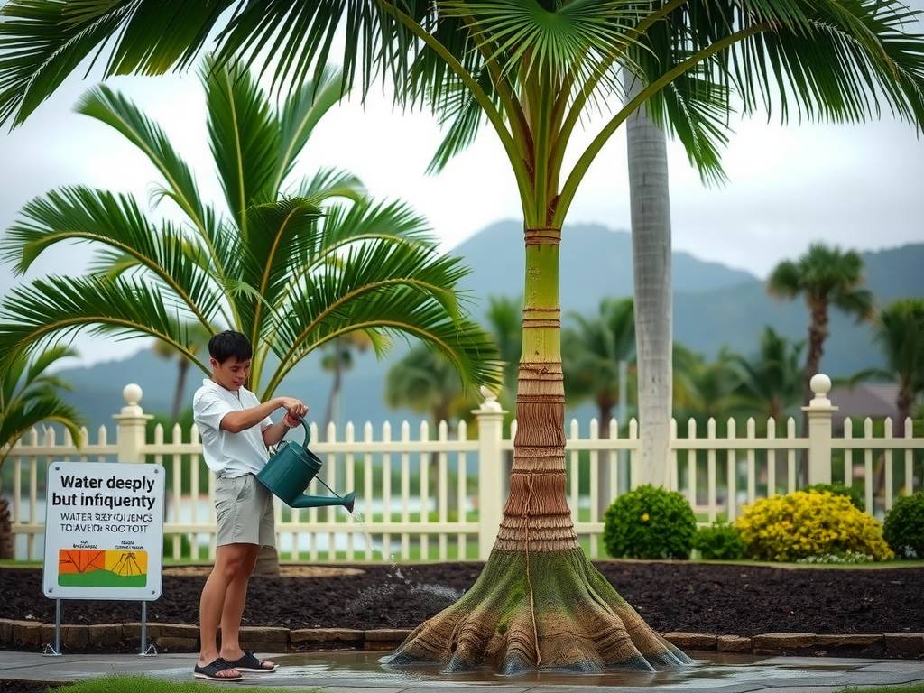 How to Care for Large Hawaii Palm - Watering Tips to Avoid Root Rot