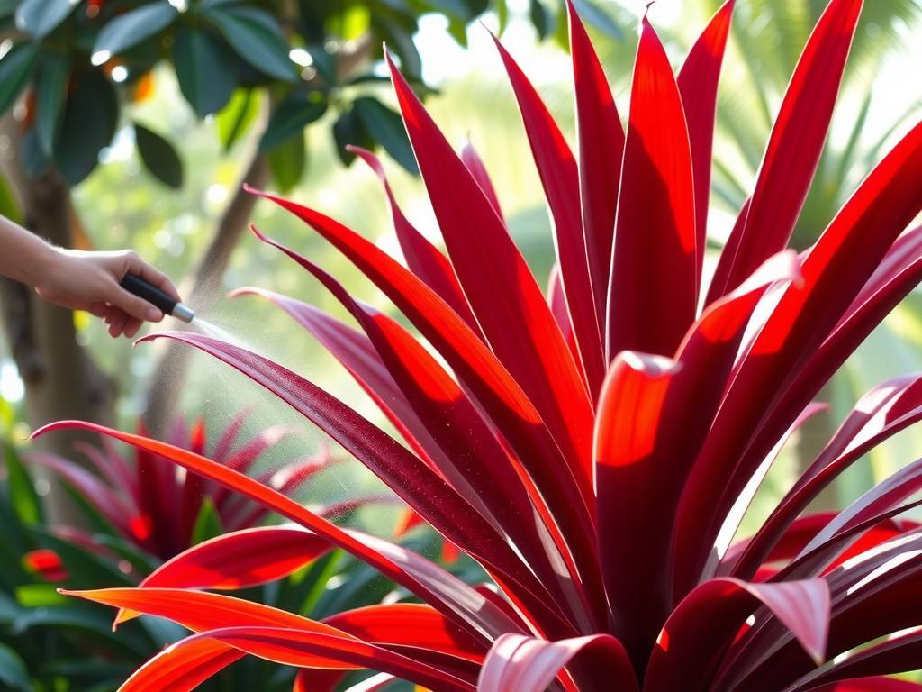 How to Care for Large Cordyline Fruticosa - Water Control to Boost Red Leaves