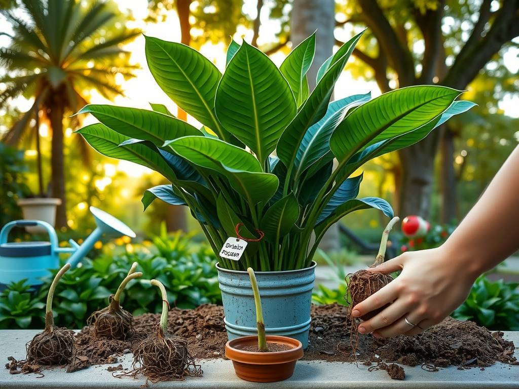 How to Care for Large Aspidistra Elatior - Division Propagation for Fast Pot Expansion