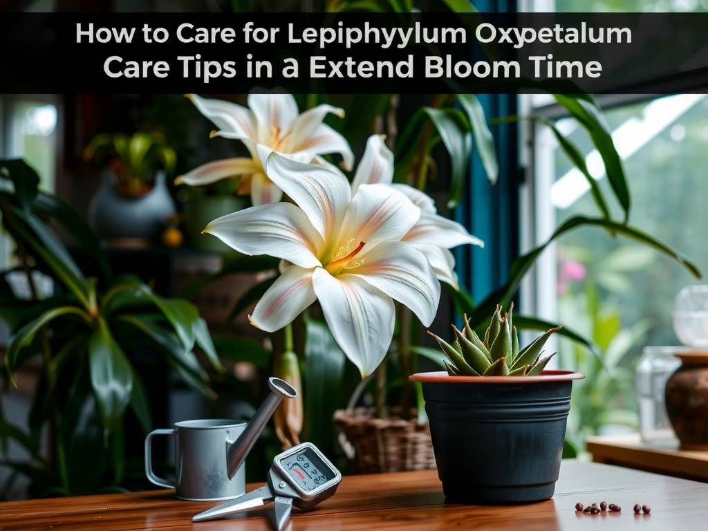 How to Care for Large Epiphyllum Oxypetalum - Care Tips to Extend Bloom Time