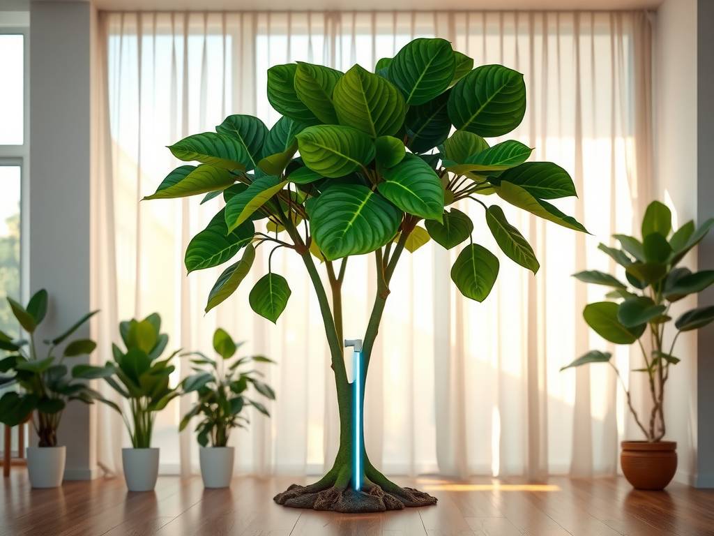How to Care for Large Fiddle Leaf Fig - Water Control to Prevent Leggy Growth