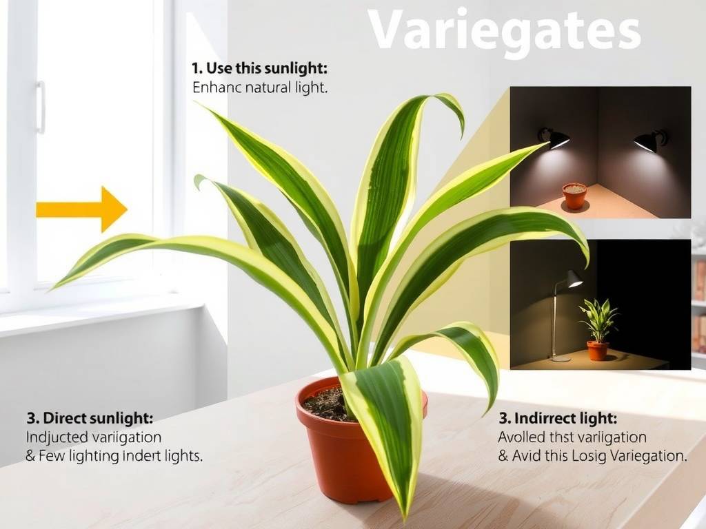 How to Care for Variegated Spider Plant - Light Control to Maintain Variegation