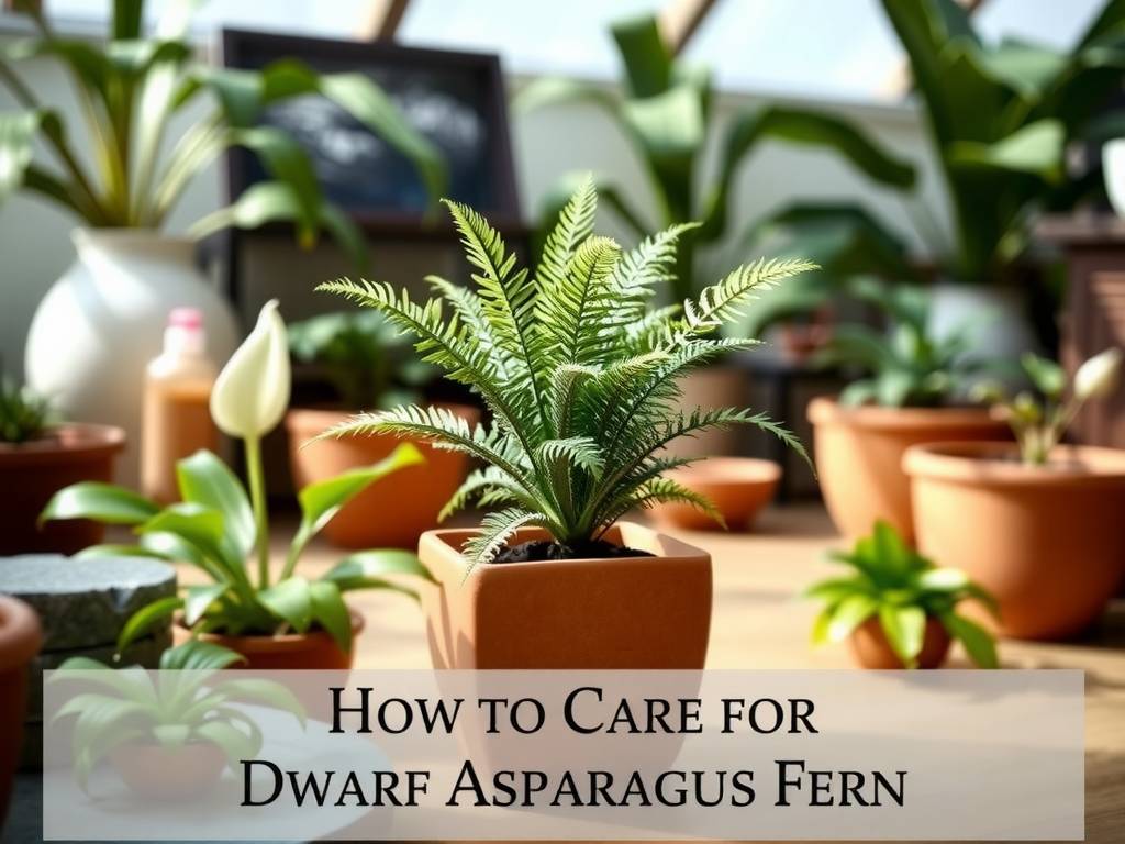 How to Care for Dwarf Asparagus Fern - Water Control to Prevent Leggy Growth
