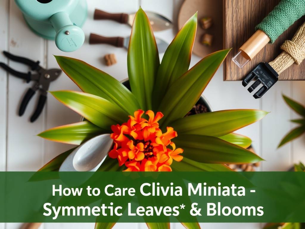 How to Care for Clivia Miniata - Flower Promotion for Symmetric Leaves & Blooms