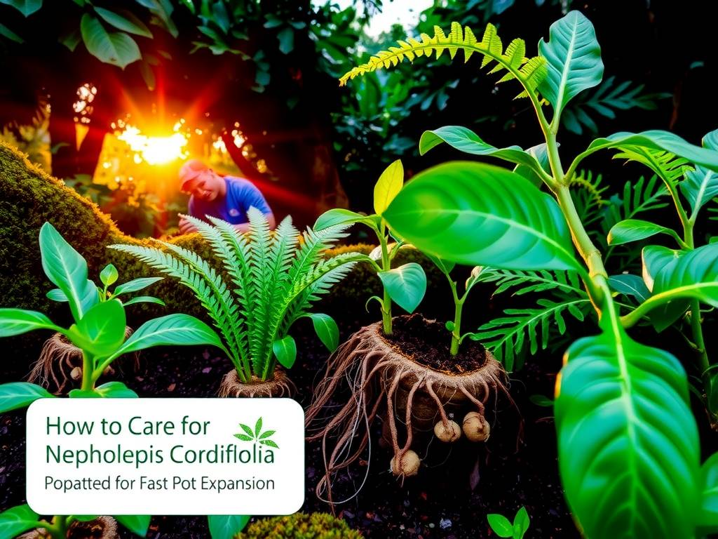How to Care for Nephrolepis Cordifolia - Division Propagation for Fast Pot Expansion