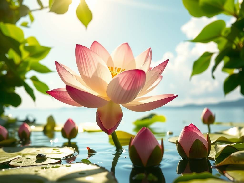 How to Care for Nelumbo Nucifera - Sufficient Light for Fast Blooming