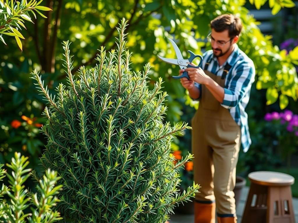 How to Care for Rosemary - Prune to Shape for Compact & Bushy Form