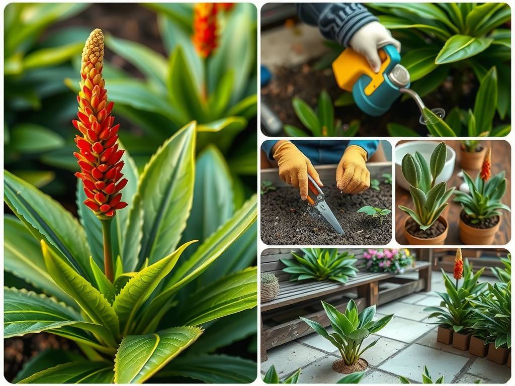 How to Care for Rohdea Japonica - Old Stalk Cultivation for Erect & Attractive Form