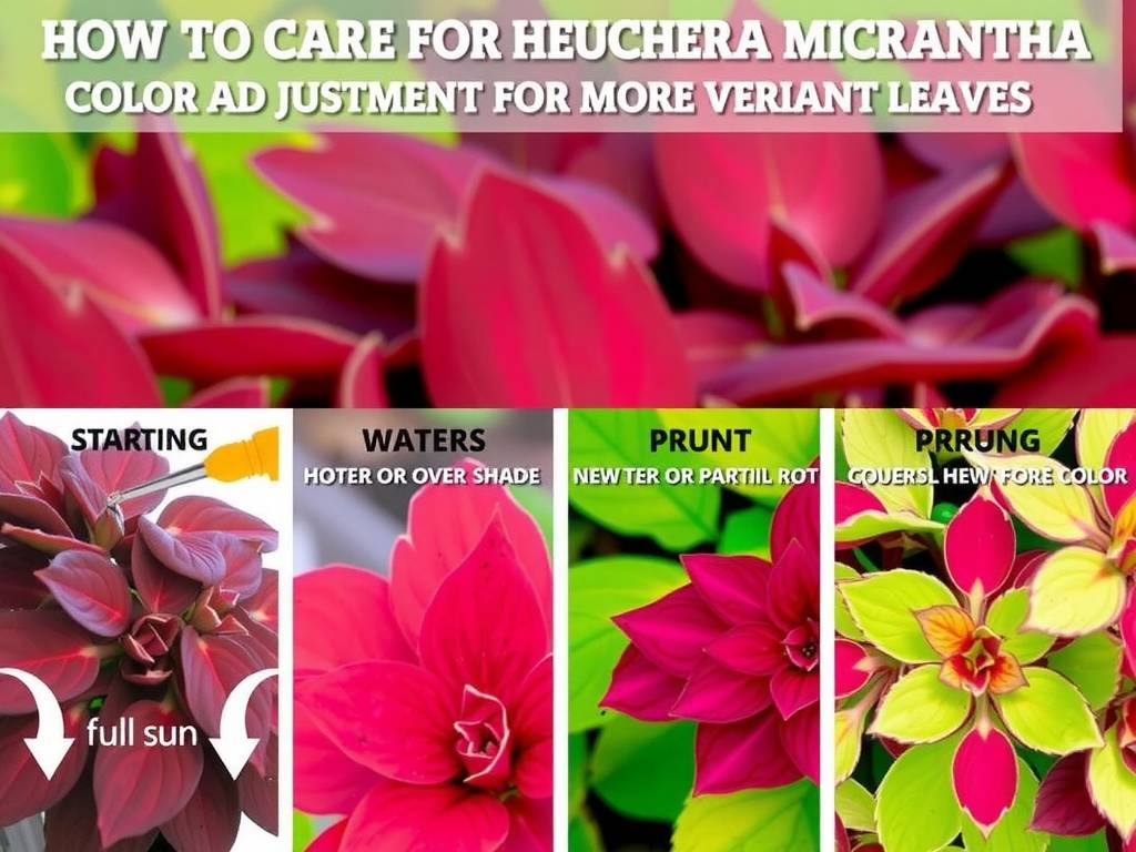 How to Care for Heuchera Micrantha - Color Adjustment for More Vibrant Leaves