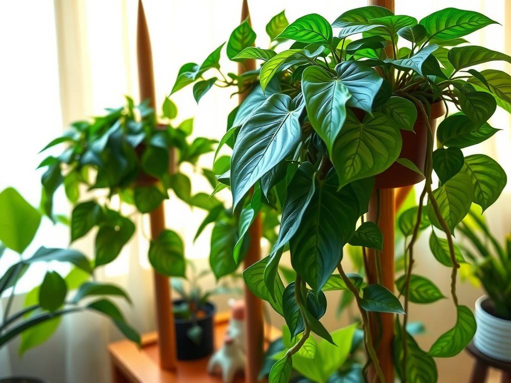 How to Care for Climbing Syngonium - Fast Climbing & Elegant Trailing Form