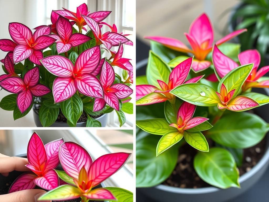 How to Care for Pink Butterfly Syngonium - Pink Foliage & High Ornamental Value