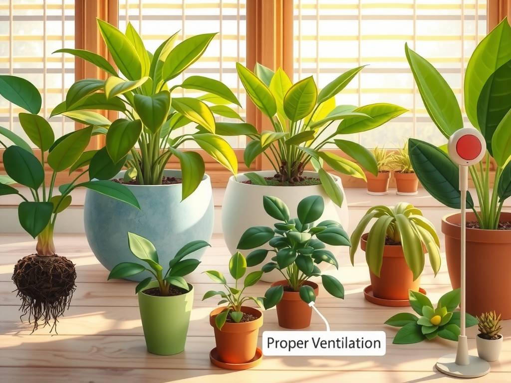 How to Care for Plants - Ventilation Control to Prevent Root Rot & Yellow Leaves