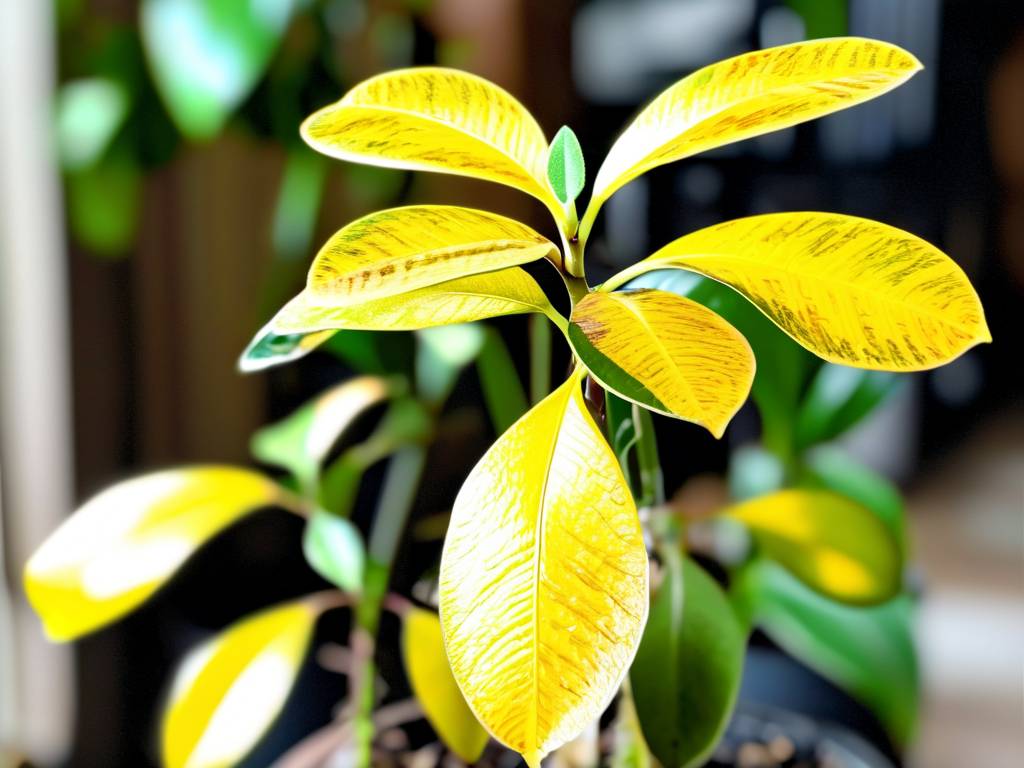 How to Care for Rubber Plant - Winter Warmth to Prevent Yellow Leaves