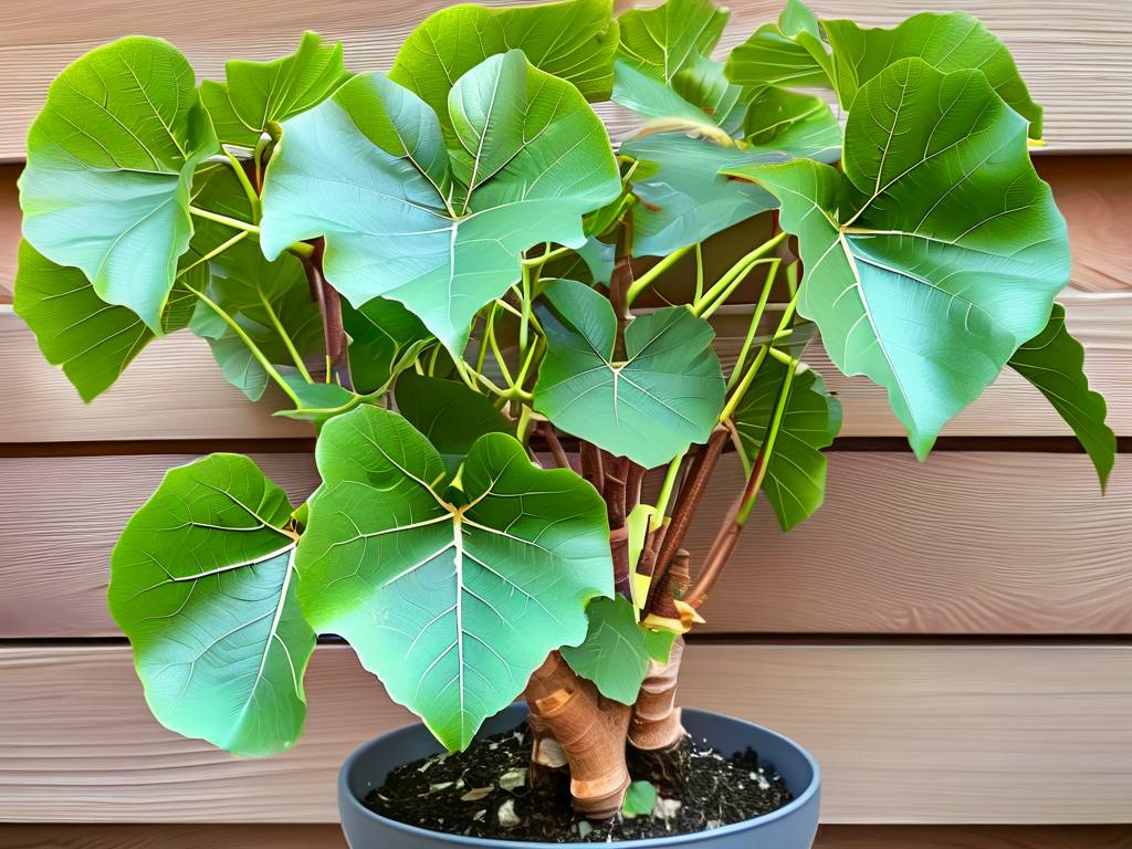 How to Care for Fiddle Leaf Fig - Staking to Prevent Lodging