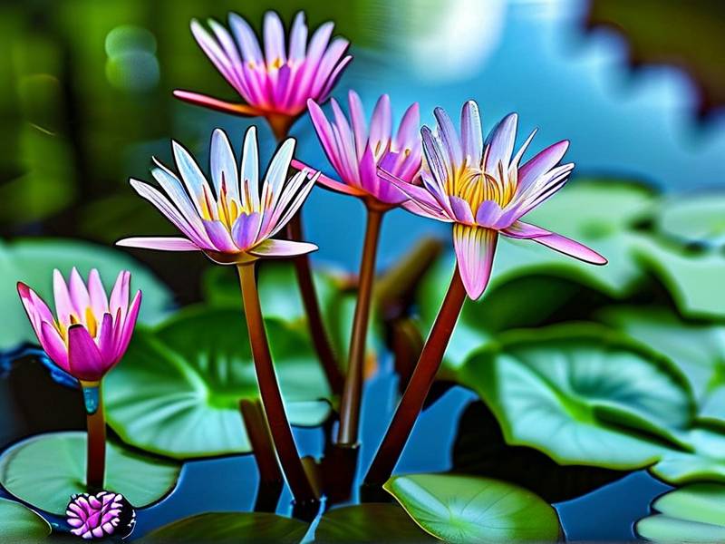 How to Care for Nymphaea Tetragona - Full Sun Warm Deep Water Beautiful Leaves and Flowers