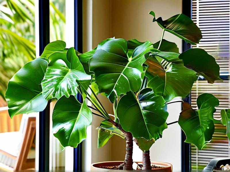 How to Care for Large Pachira Aquatica - Warm Sunny Drought Tolerant Large Thick Stems Green Leaves