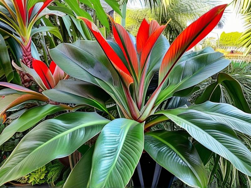 How to Care for Large Cordyline Fruticosa - Warm Sunny Drought Tolerant Large Red Leaves Red Flowers